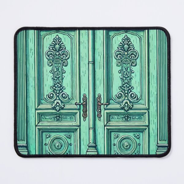 Item preview, Turquoise Mystery: Vintage Door Art designed and sold by Mirosi-S.