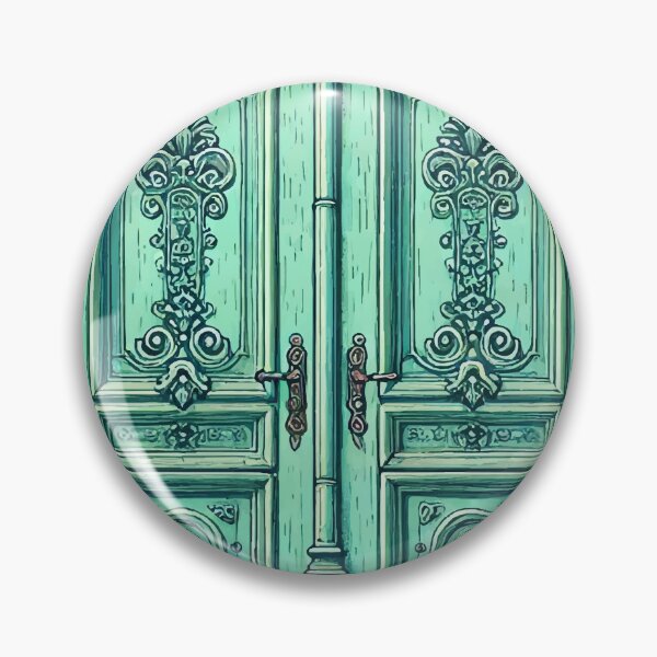Item preview, Turquoise Mystery: Vintage Door Art designed and sold by Mirosi-S.
