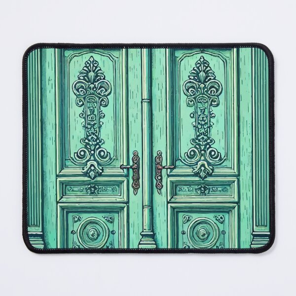 Item preview, Turquoise Mystery: Vintage Door Art designed and sold by Mirosi-S.