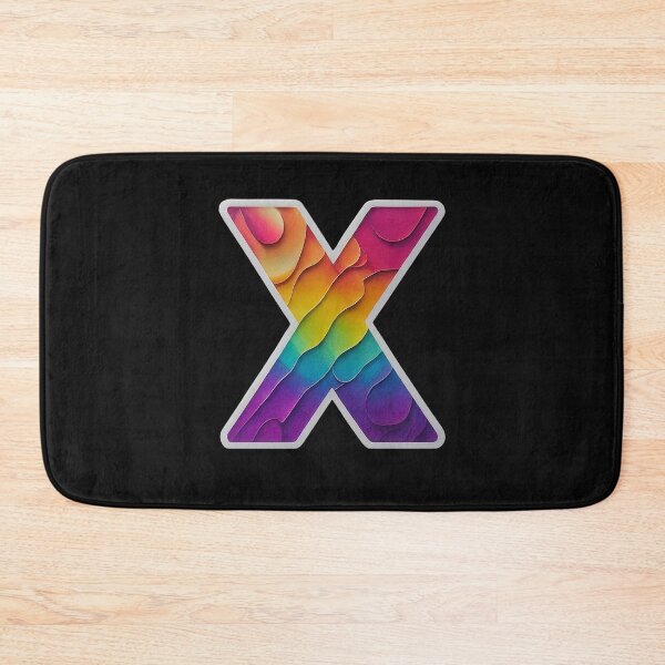 Item preview, X Letter Rainbow LGBT Alphabet Symbol Logo Series  designed and sold by Psycho-Crazy.