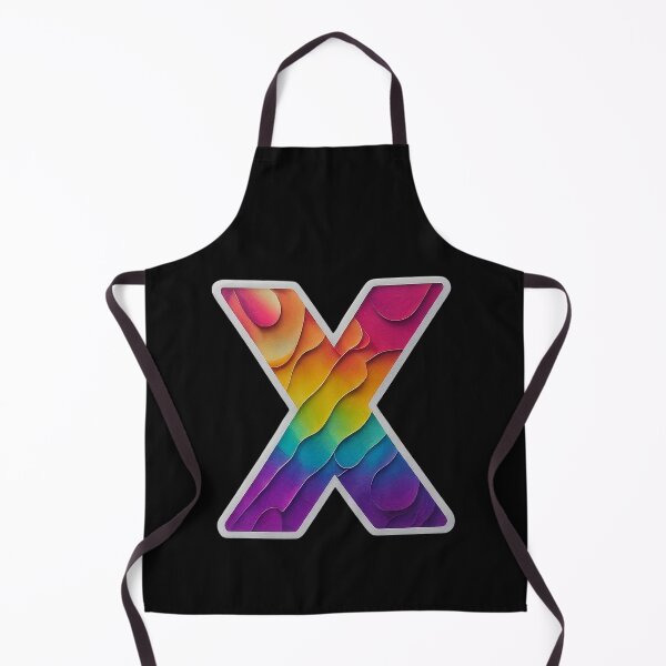 Item preview, X Letter Rainbow LGBT Alphabet Symbol Logo Series  designed and sold by Psycho-Crazy.