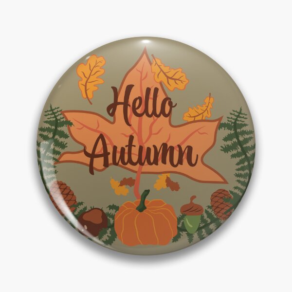 Item preview, Hello Autumn - Olive Ash designed and sold by Daniel Bevis Design.