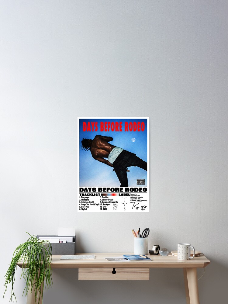 CACTUS JACK / DAYS BEFORE RODEO POSTER Ⅱ - GANGSTA MARKET