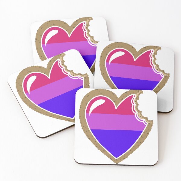 Item preview, Bi pride cookie  designed and sold by pastel sketchbook.