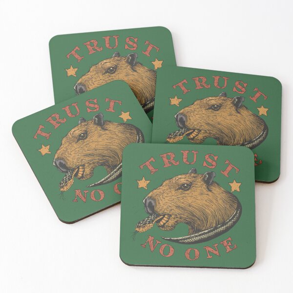 Item preview, Trust No one. Capybara designed and sold by SixElements.