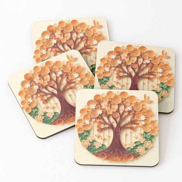 Artikelvorschau, Papierbastelarbeit Orangenbaum entworfen und verkauft von Catobix.