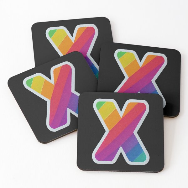Item preview, İnstagram X Letter Rainbow LGBT Alphabet Symbol Logo Series 3 designed and sold by Psycho-Crazy.