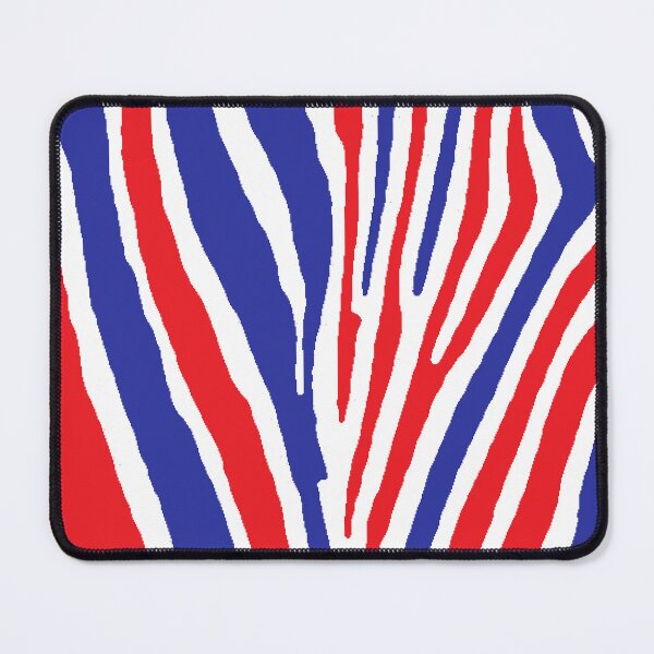 Item preview, Zebra Tiger Pattern Red White Blue designed and sold by MarkEdz.