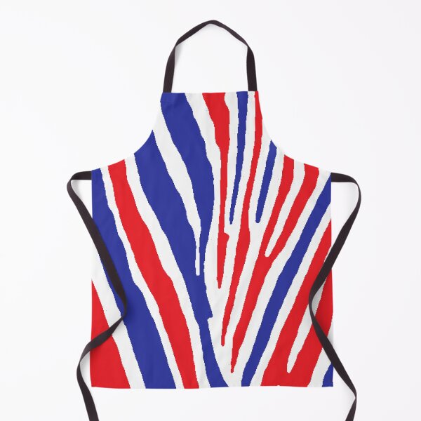 Item preview, Zebra Tiger Pattern Red White Blue designed and sold by MarkEdz.
