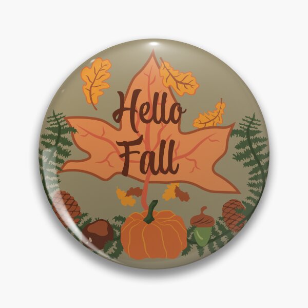 Item preview, Hello Fall - Olive Ash designed and sold by Daniel Bevis Design.
