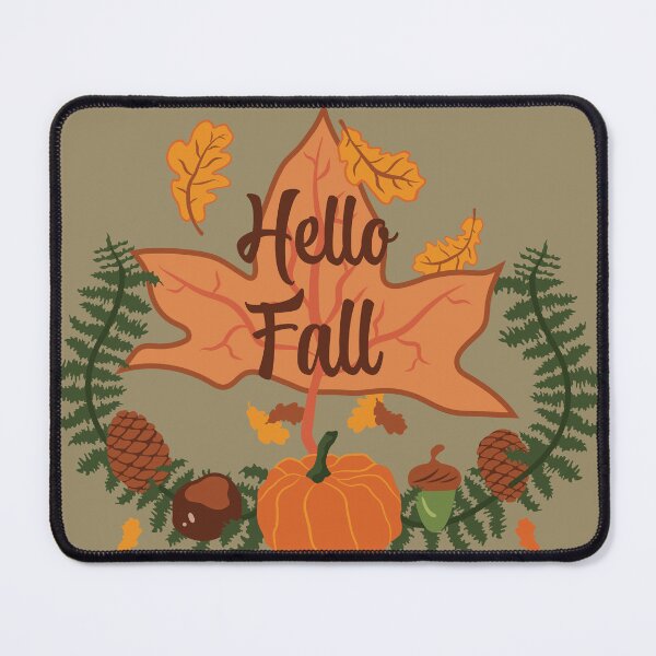 Item preview, Hello Fall - Olive Ash designed and sold by Daniel Bevis Design.
