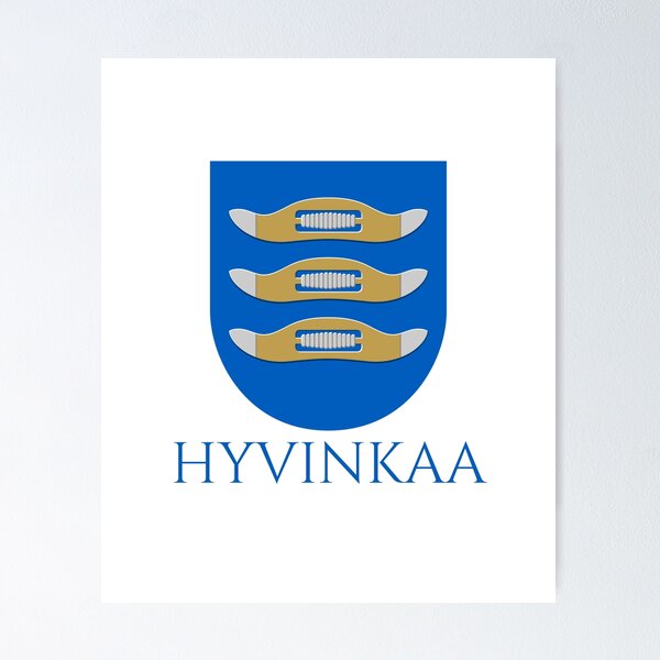 Artikelvorschau, Hyvinkaa Finland Coat of Arms entworfen und verkauft von jeshands.