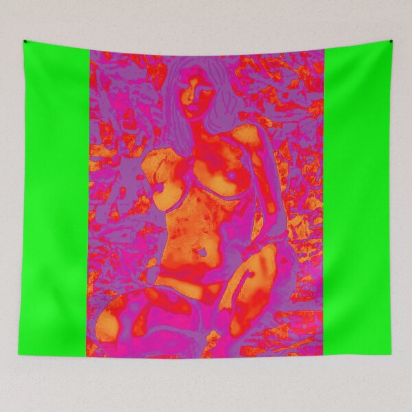 Item preview, Semi-abstract digital painting of female nude model. designed and sold by pulchritude560.