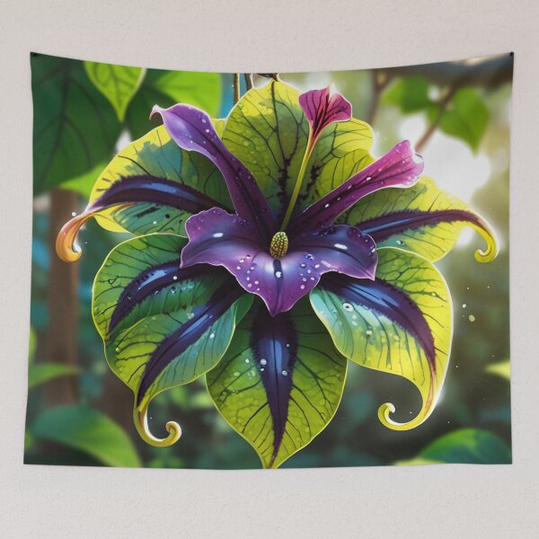 Item preview, Aristolochia ringens blooms. designed and sold by PatDoArt.