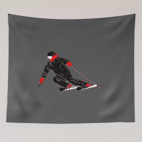 Item preview, Dynamic Skiing Minimalist Design extreme sports designed and sold by 4rpixs.