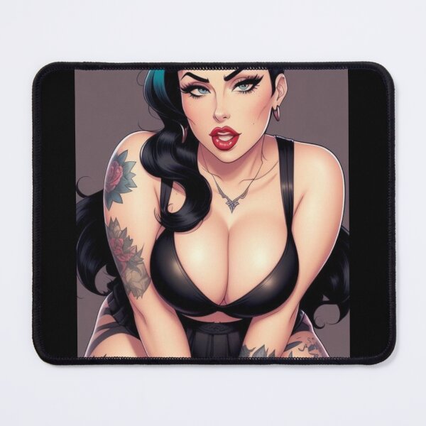 Item preview, Hot Inked Rockabilly Pinup Girl designed and sold by VDDDesign.