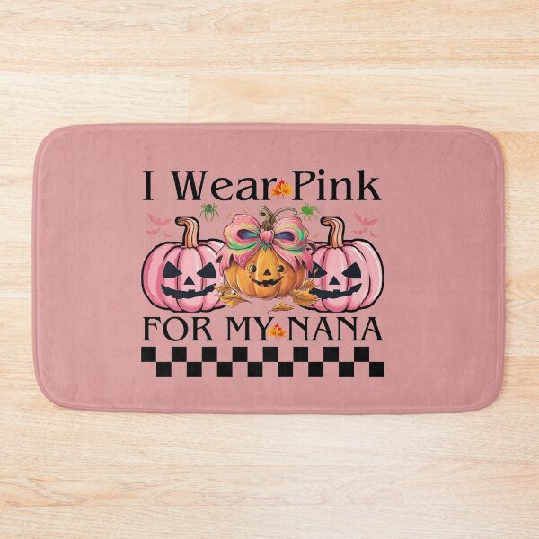 Item preview, I Wear Pink For My NANA Retro Pumpkin Pinkish Coquette Bow Halloween Light Design designed and sold by Raise2Shine.
