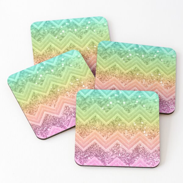 Item preview, Rainbow Chevron #1 (Photo of Glitter Only - Not Reflective) designed and sold by Anita's & Bella's Art.