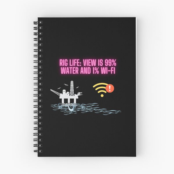 Item preview, Rig Life: View is 99% Water And 1% Wi-Fi designed and sold by MarieSusan.