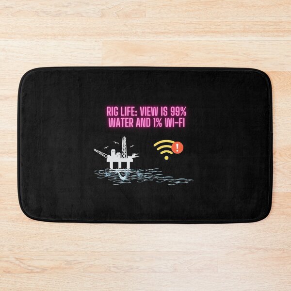Item preview, Rig Life: View is 99% Water And 1% Wi-Fi designed and sold by MarieSusan.