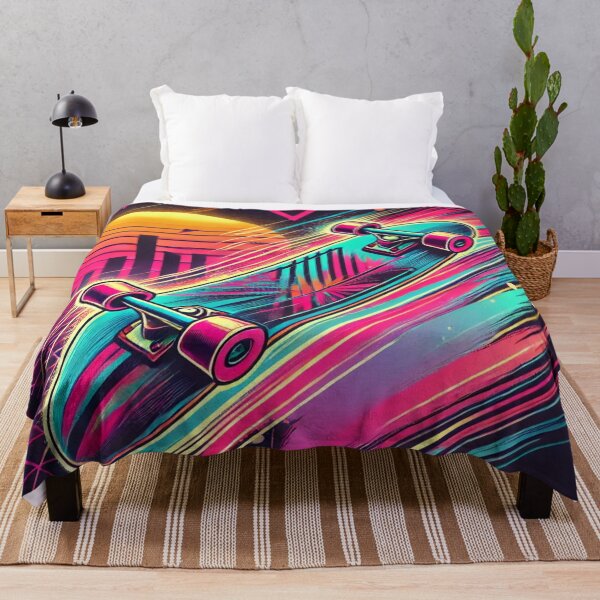 Item preview, Radical Ride: 80s Skateboard designed and sold by WildVista.