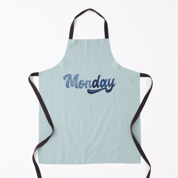 Item preview, Monday Denim Patchwork Print designed and sold by todayisteeday.