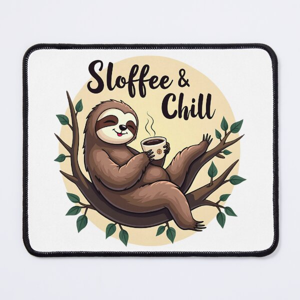 Item preview, sloffee-Chill LazyVibes designed and sold by BROWNEESHOUSE.