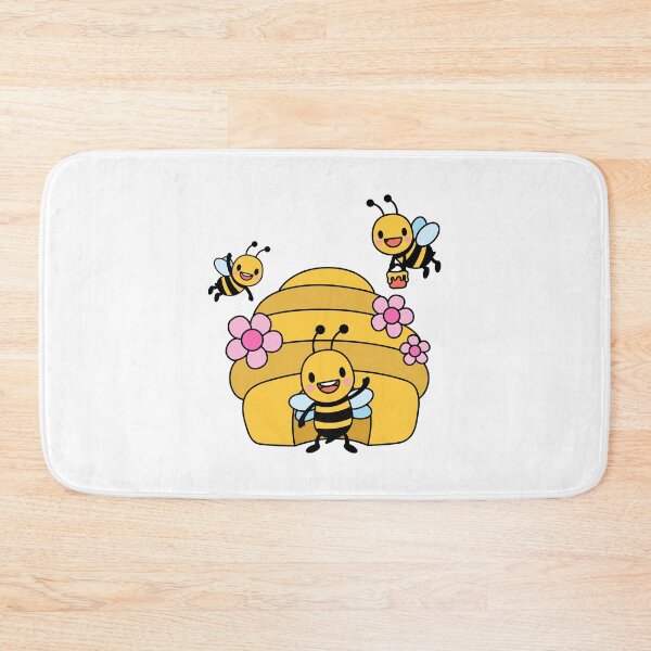 Item preview, Funny Honey Bee, Cartoon happy Bee designed and sold by NoeySmiley55.