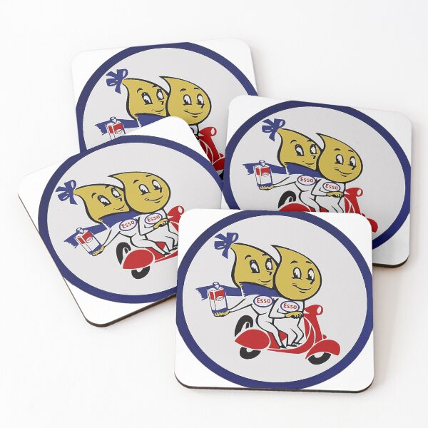 Item preview, Vintage Esso scooter oil drips characters designed and sold by PIXEL POP DESIGNS - Beyond the Norm!.