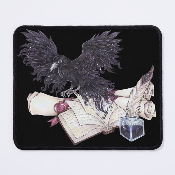 Item preview, Raven Crow Bird after Poe from book Nevermore designed and sold by ZadzeneaArt.