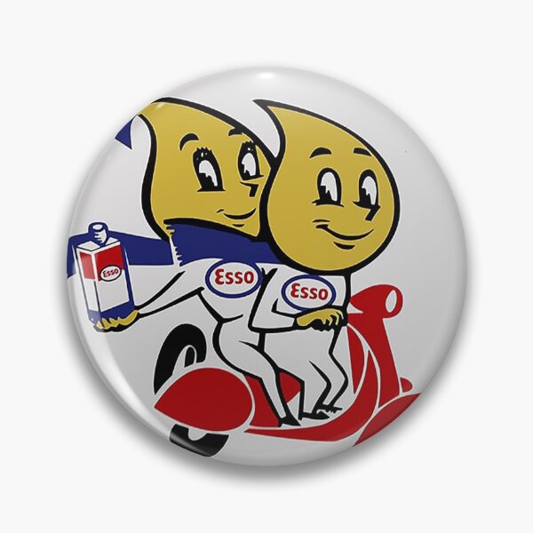 Item preview, Vintage Esso scooter oil drips characters designed and sold by PIXEL POP DESIGNS - Beyond the Norm!.