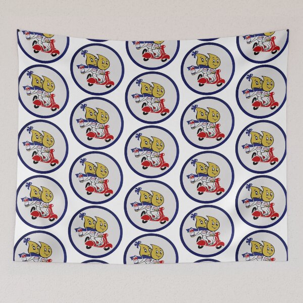 Item preview, Vintage Esso scooter oil drips characters designed and sold by PIXEL POP DESIGNS - Beyond the Norm!.