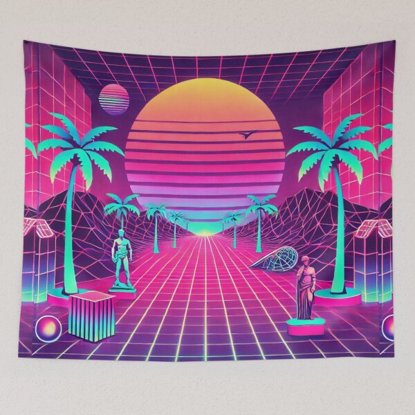 Item preview, Vaporwave Dream: Digital Oasis designed and sold by WildVista.