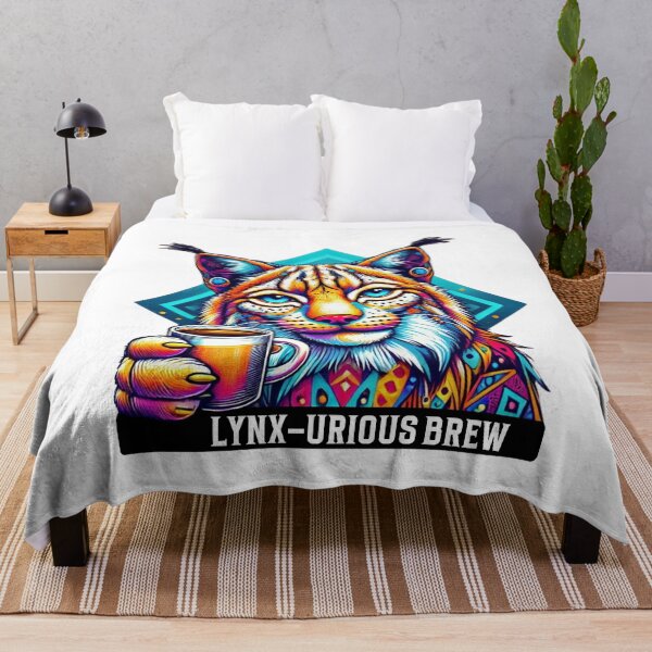 Item preview, Lynx Coffee Lover - Wild and Fun Art designed and sold by Szymon Wangler.