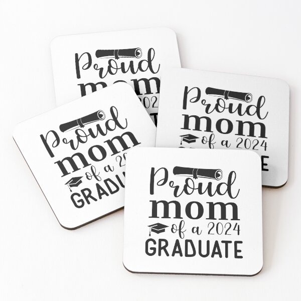 Item preview, Proud mom of a Graduate 2024 designed and sold by Wit & Wear Company.