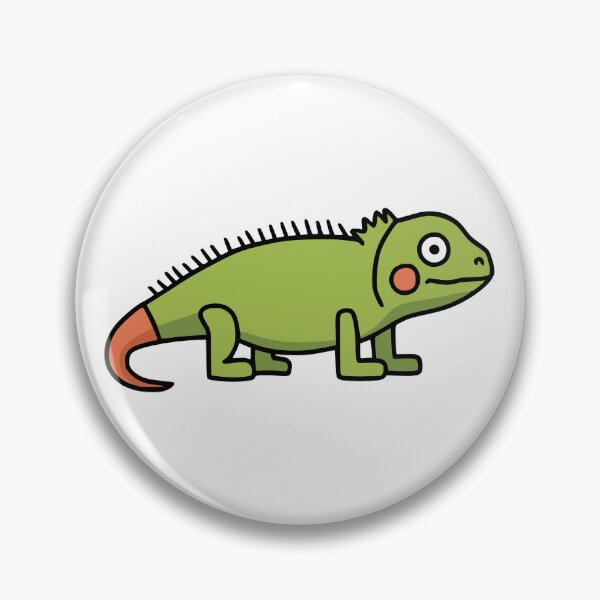 Item preview, Simple Cute Iguana Cartoon designed and sold by PMCreative.