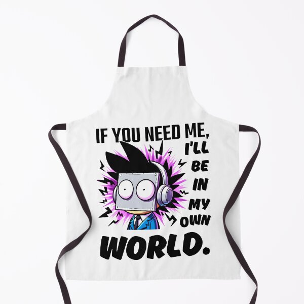 Item preview, IF YOU NEED ME, I'LL BE IN MY OWN WORLD: A Purple Haze of Solitude designed and sold by SplashTastic.
