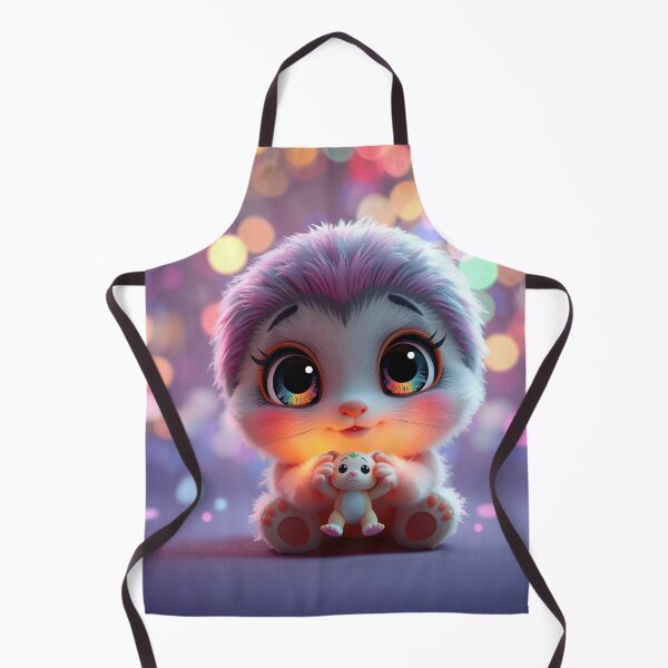 Item preview, Enchanting Violeta – Adorable Purple Character with Sparkling Magic designed and sold by Aisaladbar.