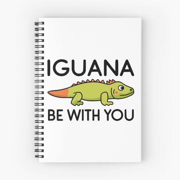 Item preview, Iguana Be With You! Cute Iguana Joke Black designed and sold by PMCreative.
