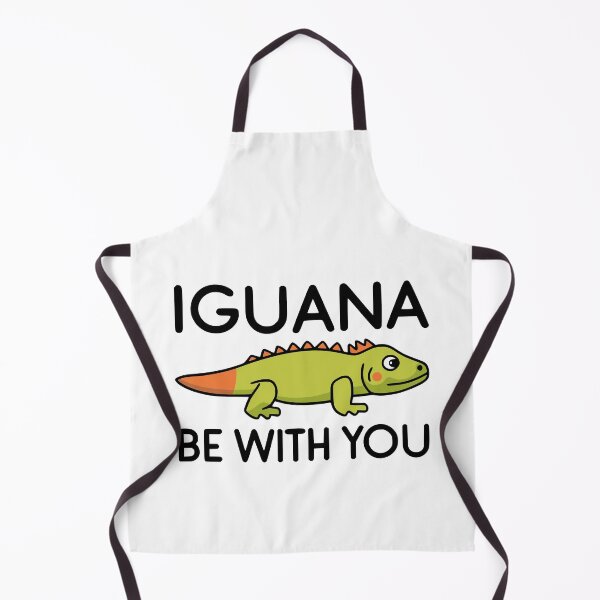 Item preview, Iguana Be With You! Cute Iguana Joke Black designed and sold by PMCreative.