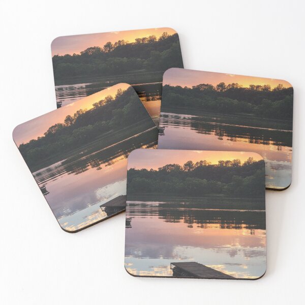 Item preview, Boat Docks At Sunset  designed and sold by Ediebxgood.