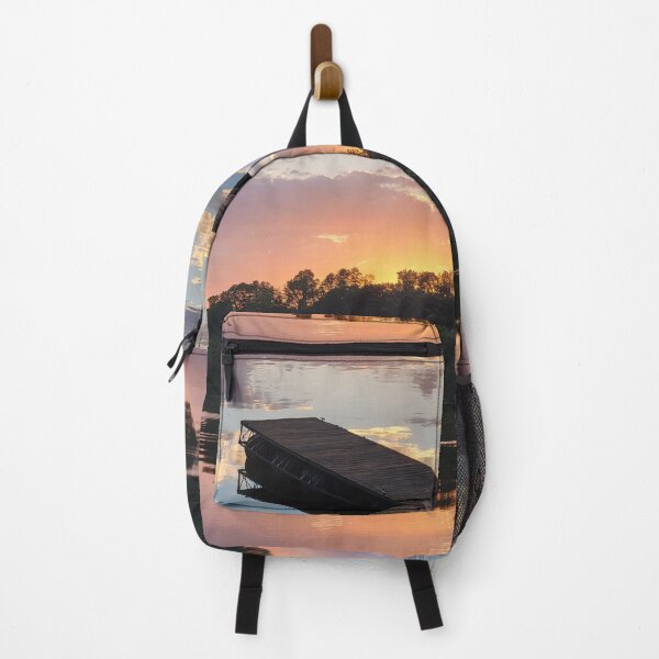 Item preview, Boat Docks At Sunset designed and sold by Ediebxgood.
