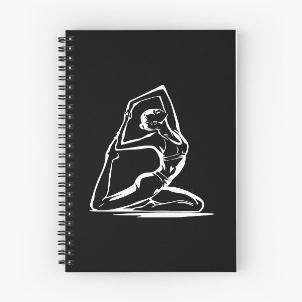 Item preview, Unique T-shirt for Yogi - Yoga Pose (white) designed and sold by Lees Tees.