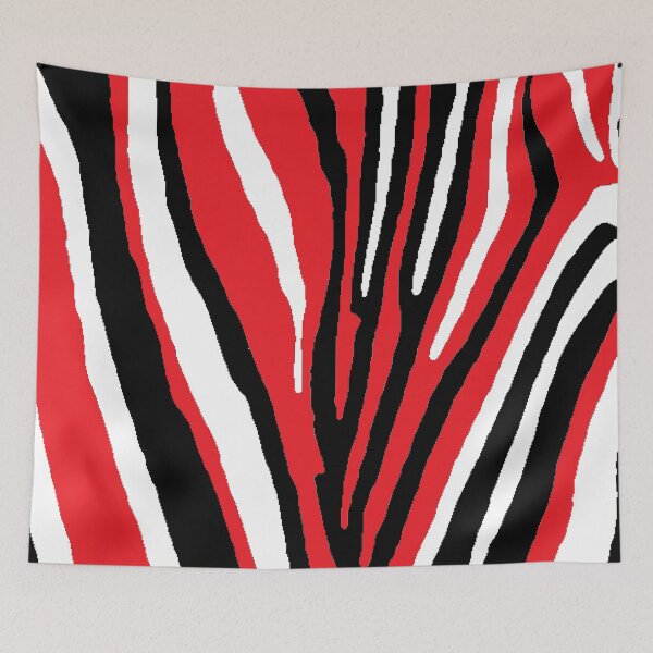 Item preview, Zebra Pattern Red White Black V2 designed and sold by MarkEdz.