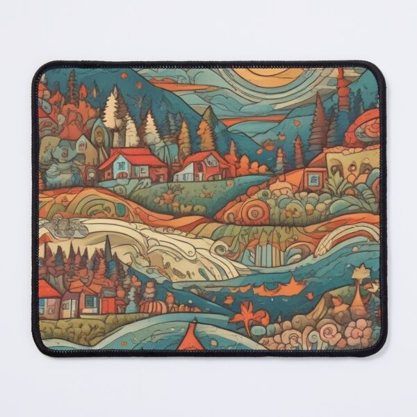 Item preview, Folk art pattern designed and sold by GasconyPassion.