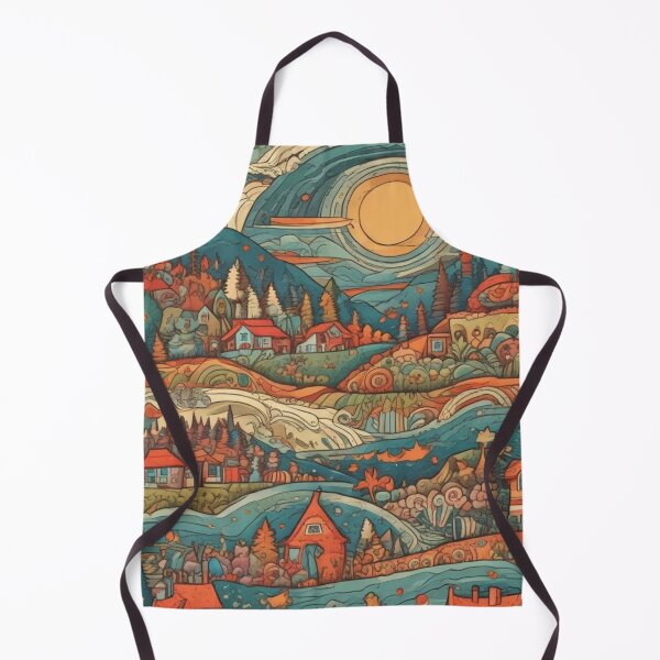 Item preview, Folk art pattern designed and sold by GasconyPassion.