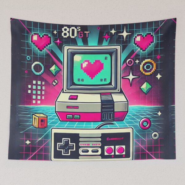 Item preview, Vintage Console: 8-Bit Nostalgia designed and sold by WildVista.