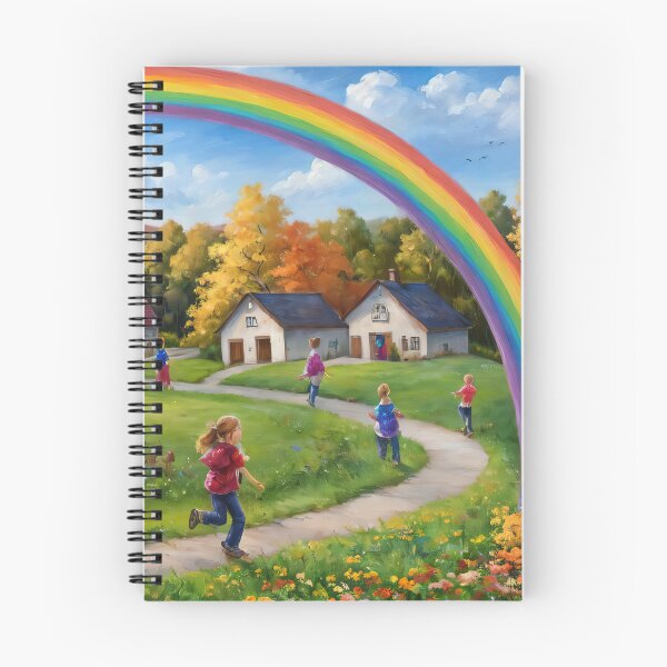 Item preview, Chasing Joy Beneath the Rainbow designed and sold by Delemore Art.
