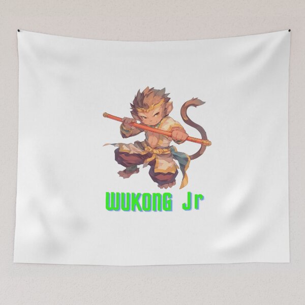 Item preview, Adorable Wukong Jr - Playful Monkey King Design designed and sold by put1mali19.