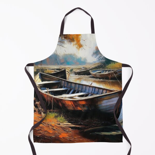 Item preview, Old boats decaying by the river designed and sold by Photography & Emotive Ai.